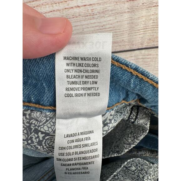 Cody James Yeehaw Stackable Straight Jeans Mens 35x30 Blue Light Wash Denim - Picture 9 of 11